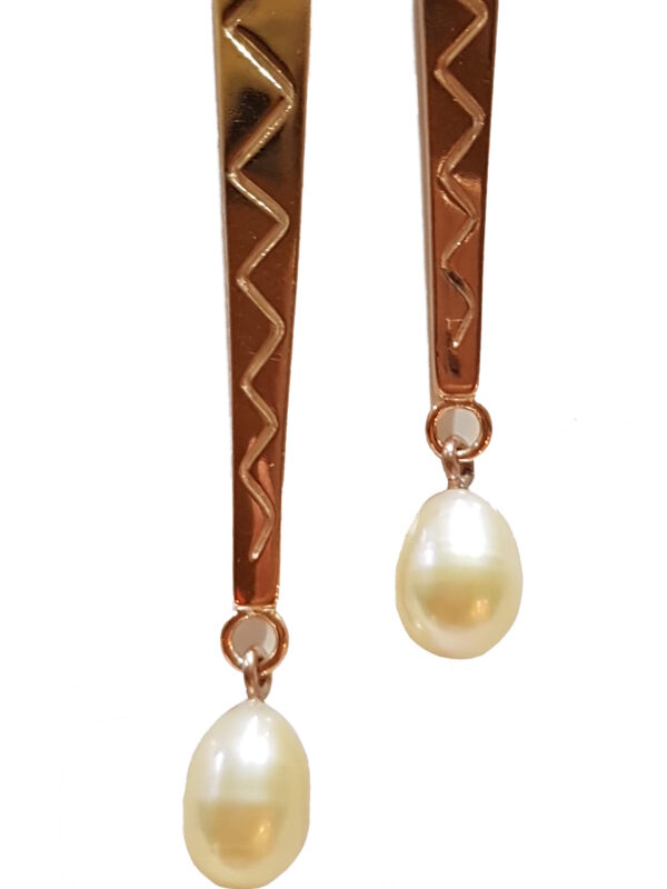 Pendientes con perla cultivada - Imagen 2