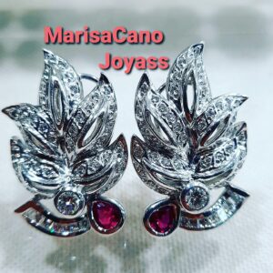 Pendientes de diamantes