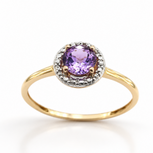 Anillo de amatista