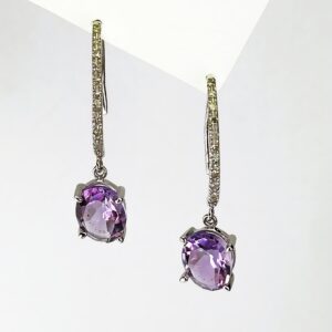 Pendientes de amatistas
